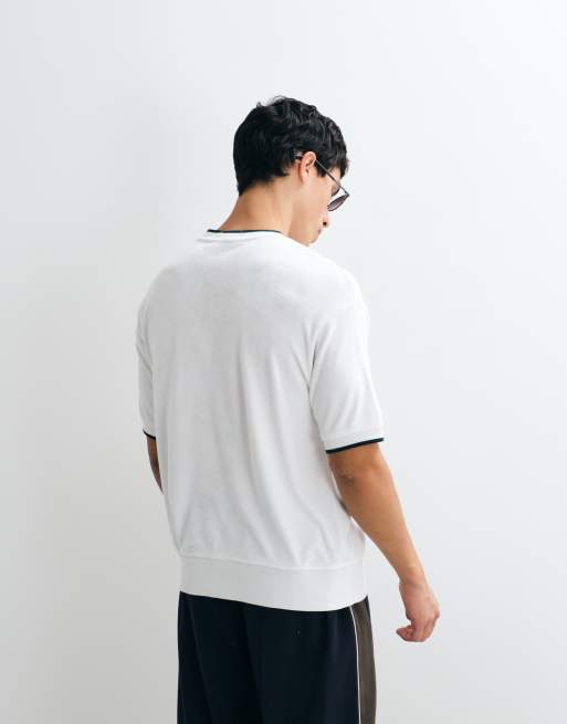 Polo Ralph Lauren short sleeve terry relaxed fit top in white, 2 of 5