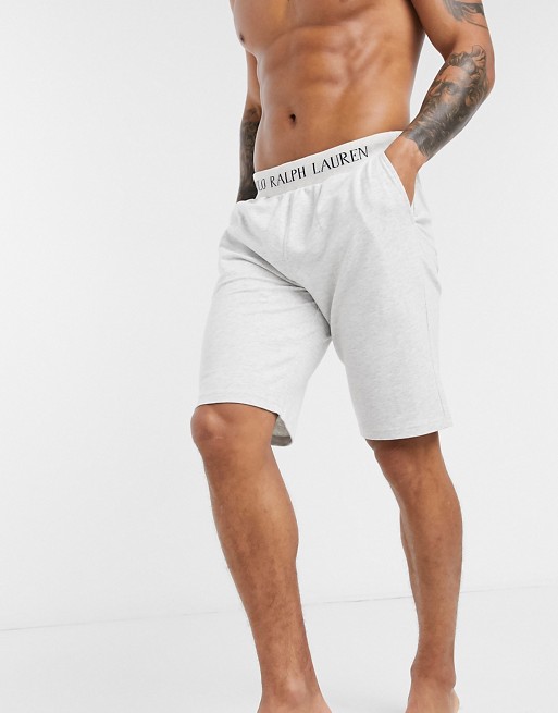 Polo Ralph Lauren shorts in grey with waistband logo