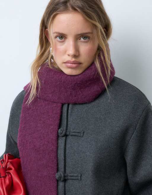 Polo Ralph Lauren sjaal met scriptlogo in paars, 3 van 4