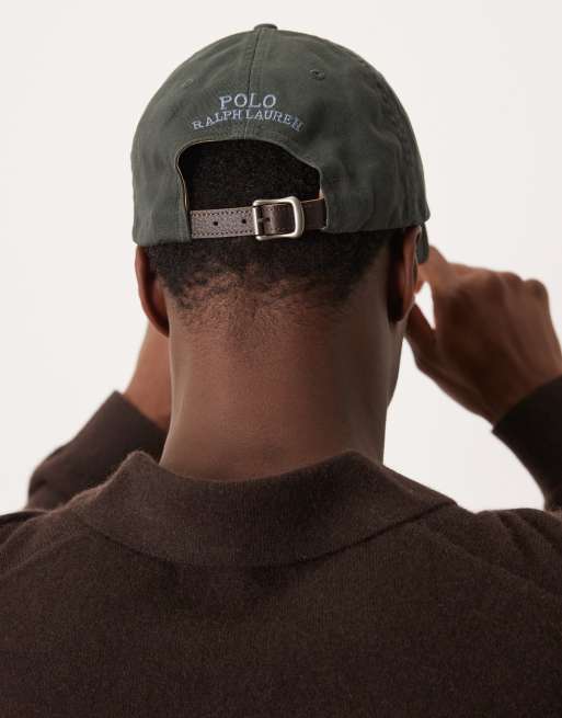 Polo Ralph Lauren ski bear logo twill baseball cap in charcoal | ASOS