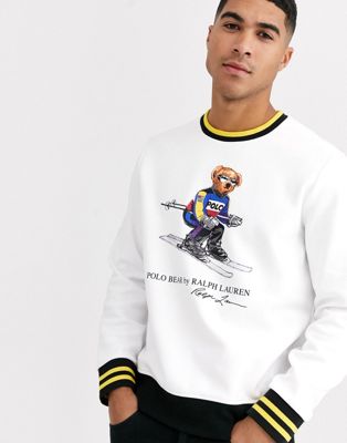 polo ski bear sweatshirt