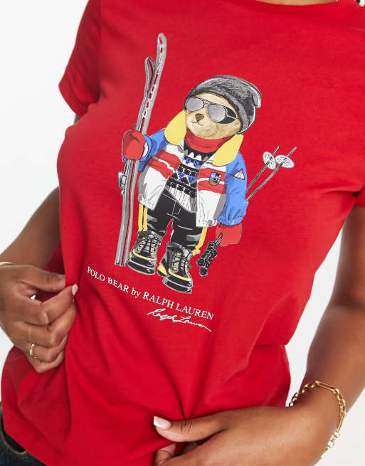 Polo bear shop ski t shirt