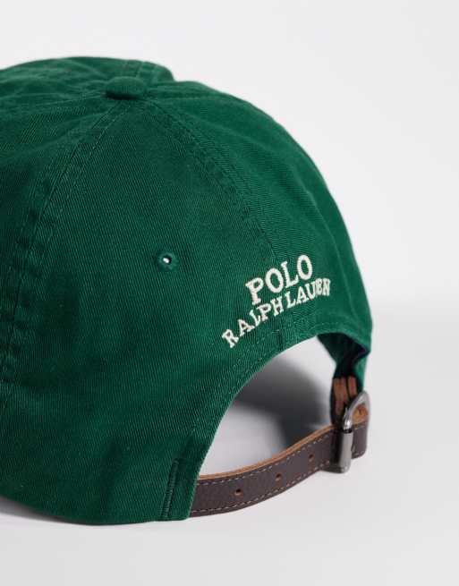Polo Ralph Lauren – Skogsgrön baseballkeps med broderad björn, 2 av 3