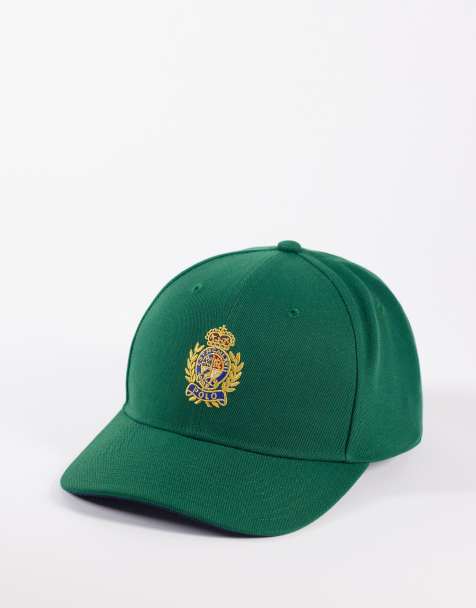 Polo Ralph Lauren - Skovgrøn baseballkasket med våbenskjoldslogo - view 1