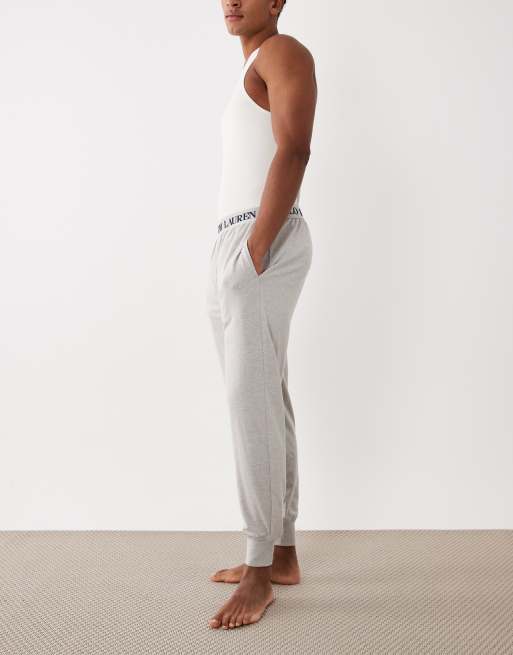 Polo Ralph Lauren sleep bottom trackies in heather grey   , 2 of 5