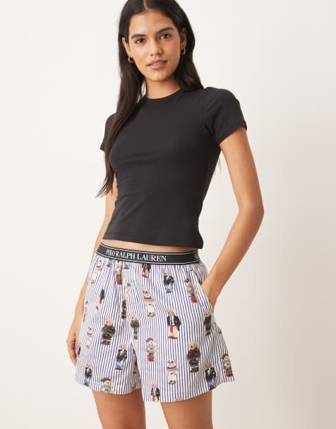 Polo Ralph Lauren Sleep boxer in snowfall blue bear - view 1