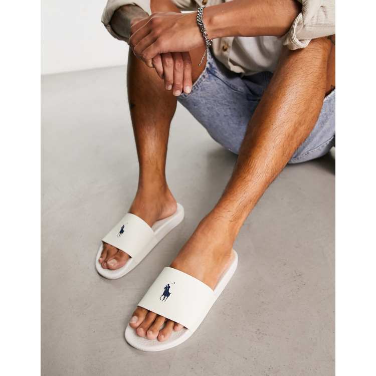 Mens sliders sale ralph lauren