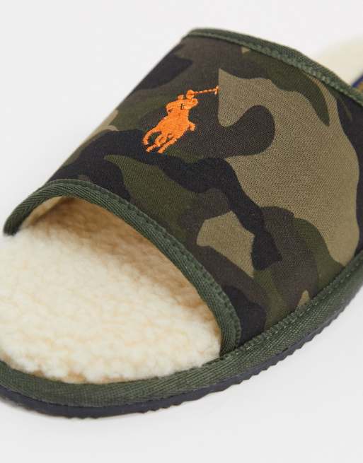 Ralph lauren camouflage slippers new arrivals