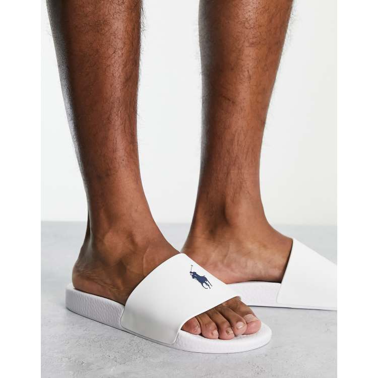 Ralph lauren sales sliders white