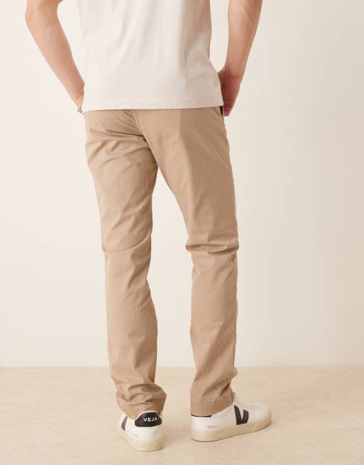 Polo Ralph Lauren – Slim-Fit-Chino in Khaki-Hellbraun mit flacher Front, 5 von 5