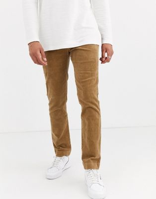 Polo Ralph Lauren - Slim-fit corduroy broek in beige