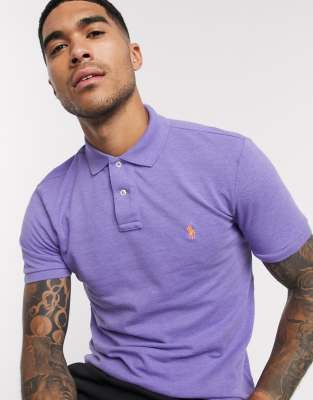 purple ralph lauren polo