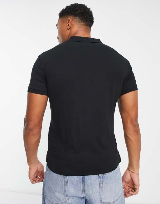 Playera polo discount ralph lauren negra