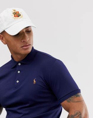 ralph lauren slim fit pima polo