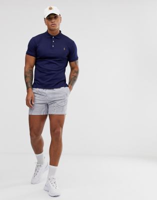 ralph lauren pima polo navy