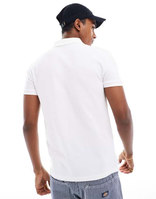 Polo Ralph Lauren - Slim-fit polo met logo  in wit, 4 van 4
