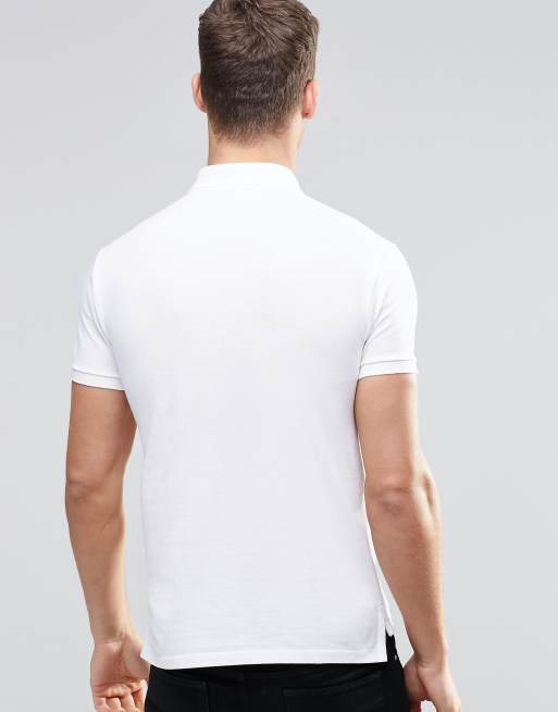 Polo Ralph Lauren - Slim-fit polo met logo  in wit, 2 van 4