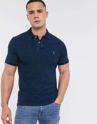 ralph lauren indigo polo shirt