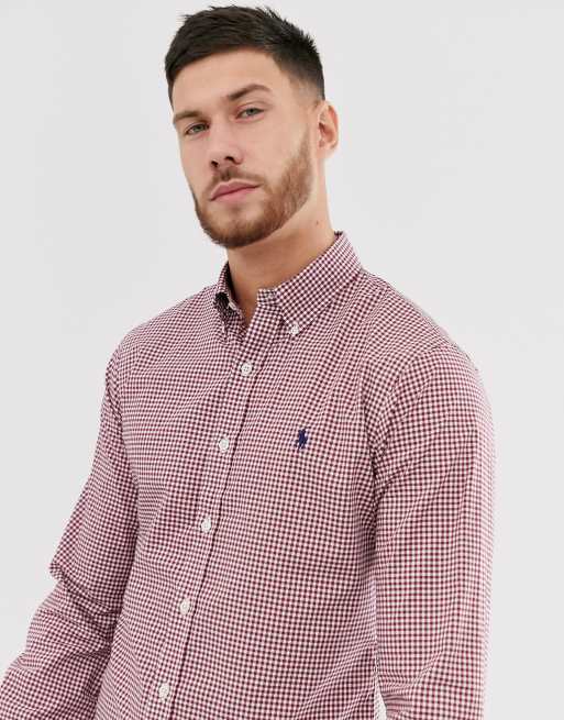 Ralph lauren store red gingham shirt