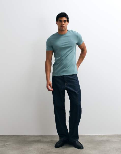 Polo Ralph Lauren slim fit t-shirt i off green - view 1