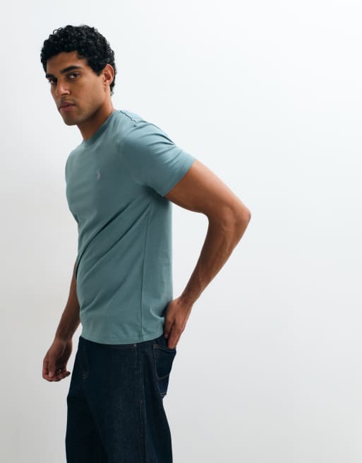 Polo Ralph Lauren slim fit T-shirt i rågrøn, 5 af 5