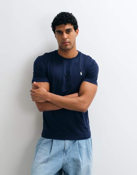 Polo Ralph Lauren Slim Fit T-Shirt in Marineblau - view 1