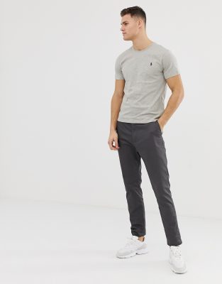 polo grey crew neck
