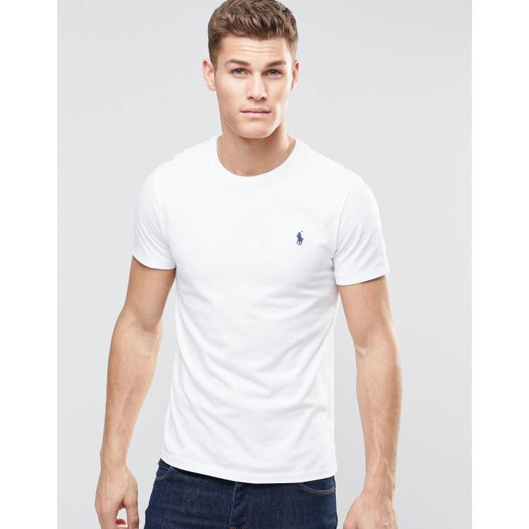 Mens white ralph lauren t clearance shirt