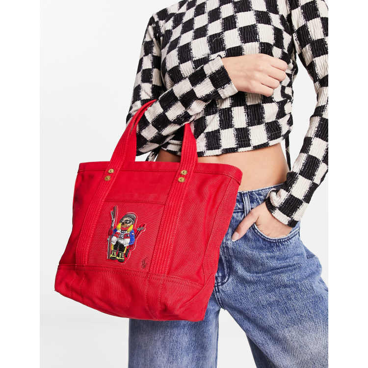 Ralph lauren 2025 bag red inside