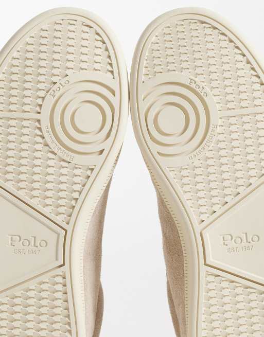 Polo Ralph Lauren – Sneaker in Beige und Marineblau, 5 von 5