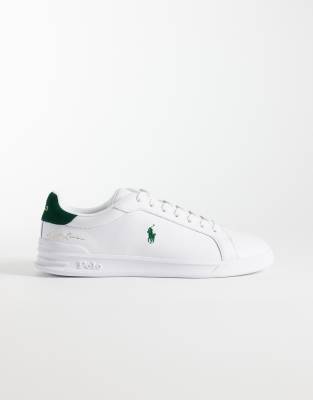 Polo - Sneaker in Weiß und Dunkelgrün Weiß 42