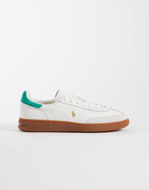 Polo Ralph Lauren - Sneakers basse bianche/verdi - view 1
