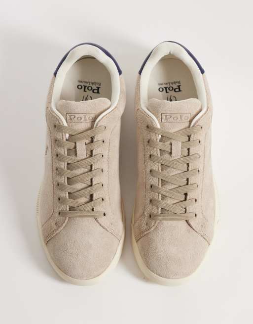 Polo Ralph Lauren sneakers in beige and navy, 2 of 5
