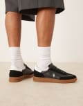 [Polo Ralph Lauren] Polo Ralph Lauren sneakers in black and white 35 Black/white