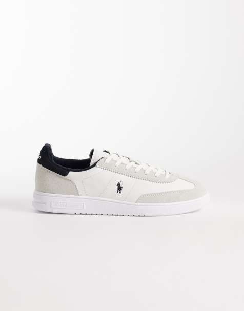 Polo Ralph Lauren - Sneakers in wit en zwart - view 1
