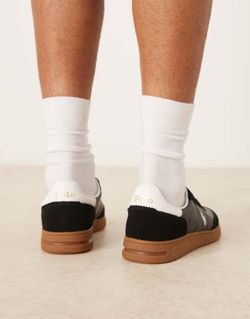 Polo Ralph Lauren - Sneakers in zwart en wit, 5 van 5