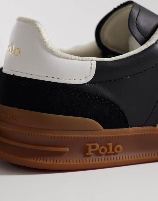 Polo Ralph Lauren - Sneakers in zwart en wit, 2 van 5