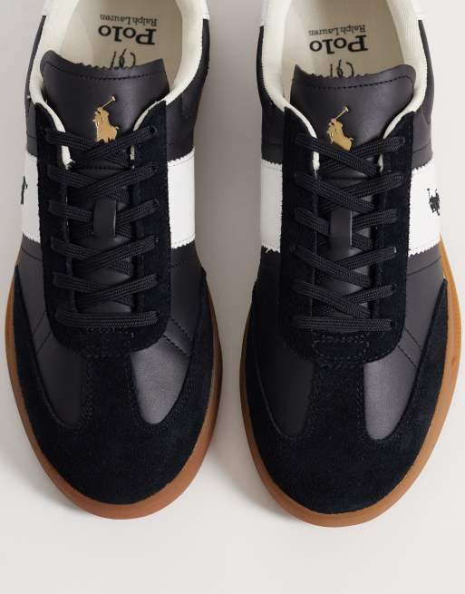 Polo Ralph Lauren - Sneakers in zwart en wit, 3 van 5