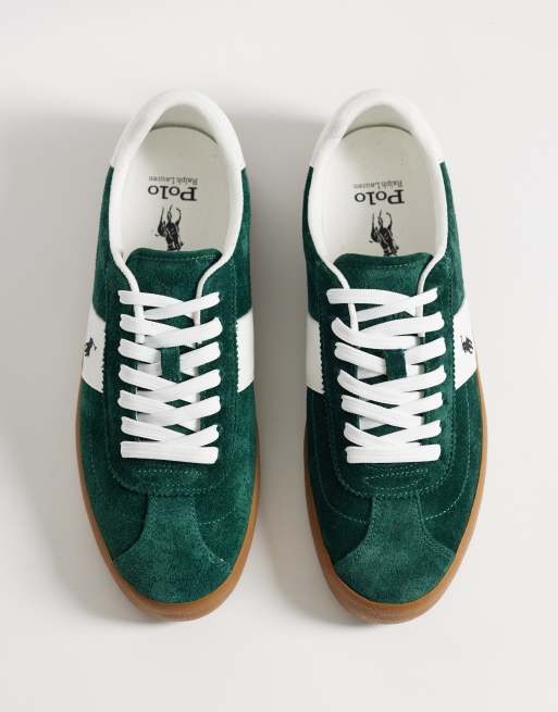 Polo Ralph Lauren - Sneakers verdi e bianche, 3 di 5