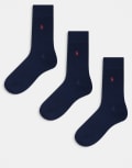 [Polo Ralph Lauren] Polo Ralph Lauren socks in navy 43-45 NAVY