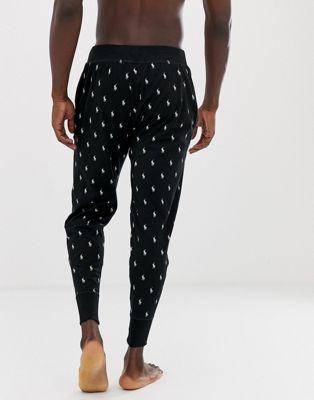 polo pants with logo all over