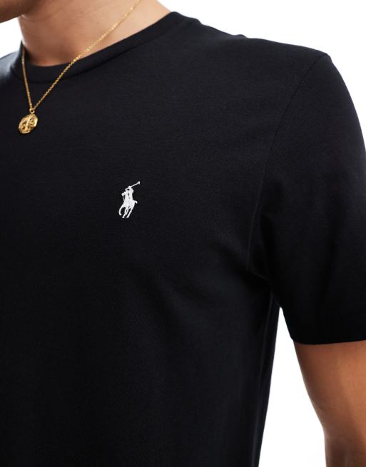 Polo Ralph Lauren - Sort afslappet t-shirt med logo, 3 af 4