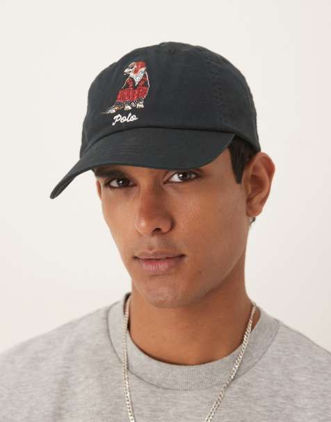Polo Ralph Lauren - Sort baseball-kasket med hundelogo i twill - view 1