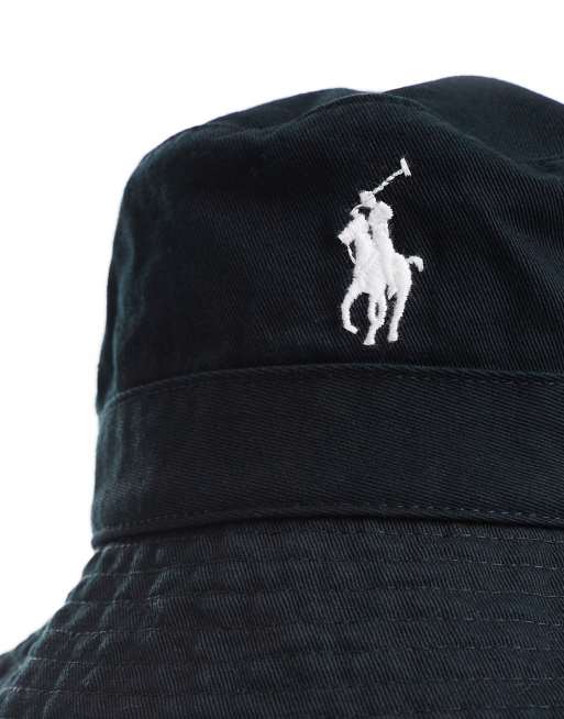 Polo Ralph Lauren - Sort bøllehat med logoikon i twill, 2 af 4