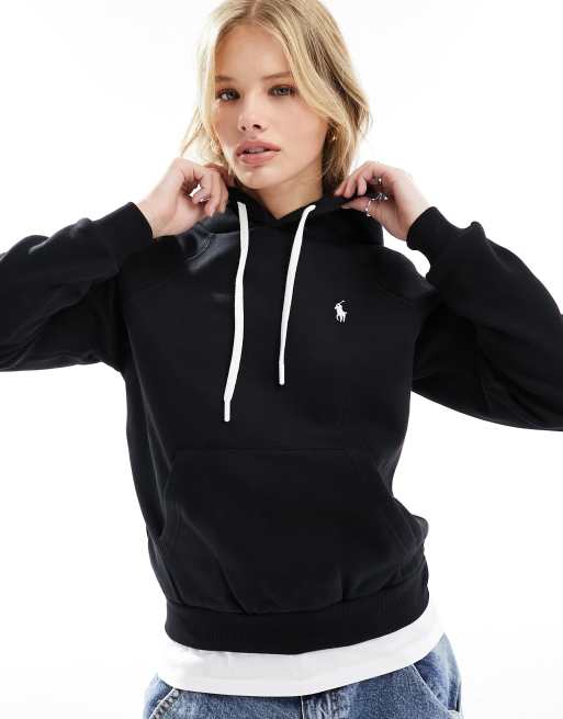 Polo Ralph Lauren - Sort hættetrøje med logo