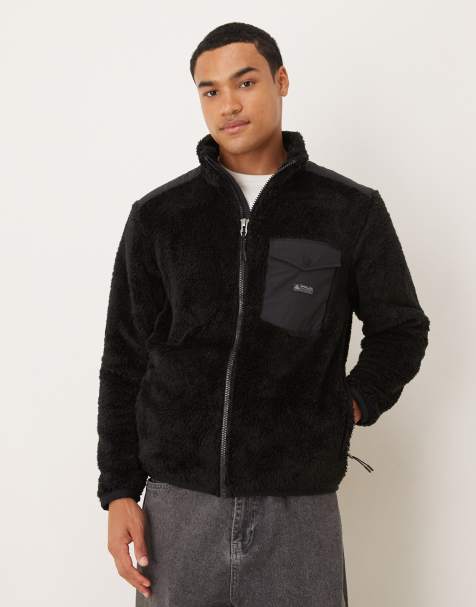 Polo Ralph Lauren - Sort jakke i imiteret lammeskind - view 1