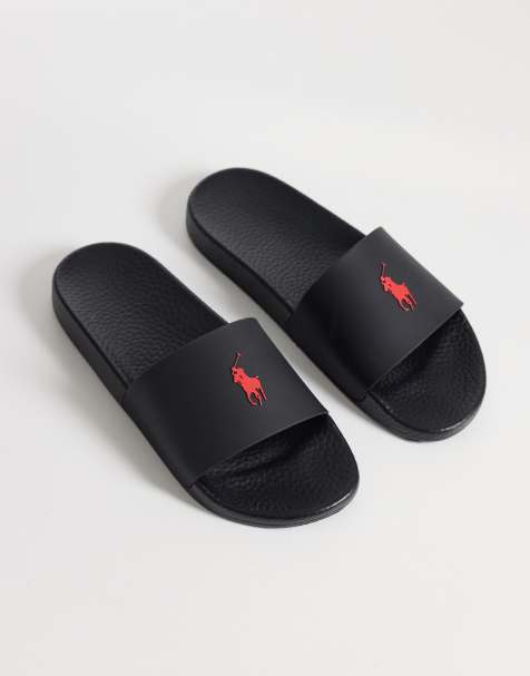 Polo Ralph Lauren - Sorte badesandaler til stranden - view 1