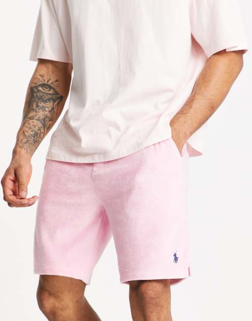 Polo Ralph Lauren Spa Sweatshort Van Co Ord Set Van Badstof Met