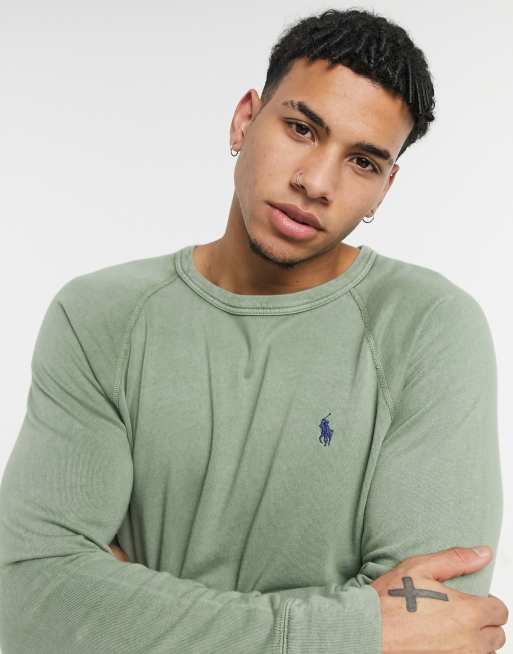 Polo spa hot sale terry sweatshirt