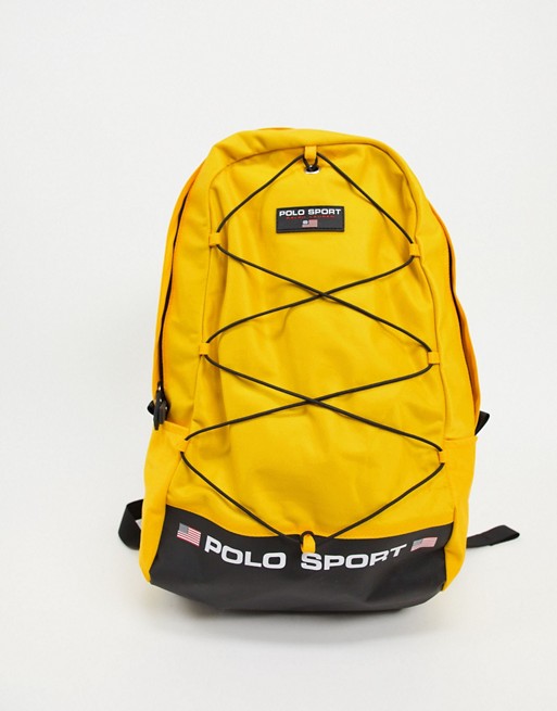 Polo Ralph Lauren Sport backpack in yellow